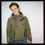 Geographical Norway Softshellová bunda Royaute DB 068 M WY1997H/GN-Kaki / Black S