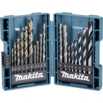 Makita B-49432 Makita - Bohrersatz - 18 Stücke - 5 mm, 6 mm, 7 mm, 8 mm, 10 mm, 4 mm 18-dielna univerzálny sortiment vrtákov; B-49432