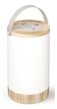 Avide LED stolná lampa RGB biela / Stolová lampa / Akumulátor 2200 mAh / USB nabíjanie / Stmievateľná / 120 lm (ALPDL-RGB-PB-N)