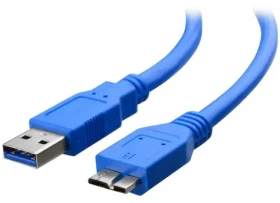 Techly USB-A - Micro USB-B 2 m modrá / Kábel / USB 3.2 Gen 1 / 5 Gbit/s (ICOC-MUSB3-A-020)