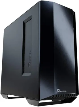 Seasonic SYNCRO Q704 + SYNCRO DGC-750 Gold čierna / ATX / 2x USB 3.0 + 1x USB C / 750W / priehľadná bočnica (SYNCRO-Q704-DGC-750)