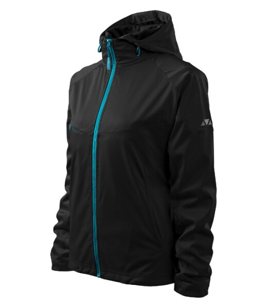 Cool softshellová bunda pre ženy čierna 2XL