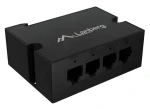 Lanberg DIN-FE4-AT-30W / PoE extender / 100 Mbps / 4X RJ-45 / PoE AT / 30 W / DIN lišta (DIN-FE4-AT-30W)