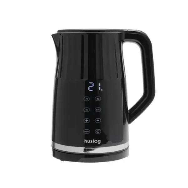 Huslog Rýchlovarná kanvica s LED displejom čierna / Rýchlovarná kanvica / nerez / 1,7 l / 2200 W / Keep Warm (OWN000150)