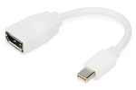 Digitus / Redukcia DisplayPort / mini DP - DP / 0,15 m / biela (DB-340405-001-W)