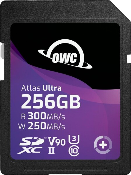 OWC 256GB Atlas Ultra SDXC UHS-II V90 Media Card