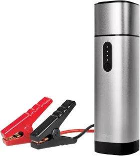 LogiLink PA0266 strieborná / Powerbank / 10000 mAh / 2x USB-A / štartovacie káble / svietidlo (PA0266)