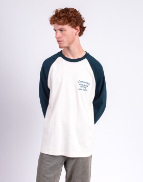 Carhartt WIP L/S Alston T-Shirt Wax/Deep Lagoon L