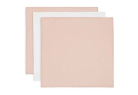 Jollein Plienky 3 ks 70x70 cm Twinkling Wild Rose (535-851-67101)