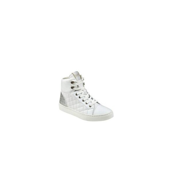 GUESS tenisky Janis Quilted High-Top Sneakers biele 37