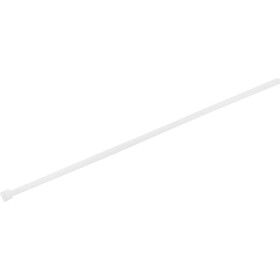 TRU COMPONENTS 1578017, sťahovacie pásky, 4.80 mm, 200 mm, biela, žiarovo stabilizované, 100 ks; 1578017