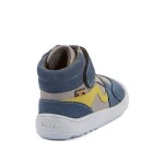 Detské celoročné členkové barefoot topánky TEX GO GREY/BLUE Froddo G3110265 - 28