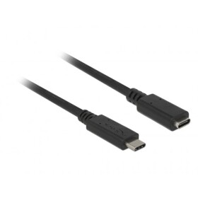 Delock USB kábel USB 3.2 Gen1 (USB 3.0 / USB 3.1 Gen1) USB-C ® zástrčka, USB-C ® zásuvka 2.00 m čierna 85542; 85542