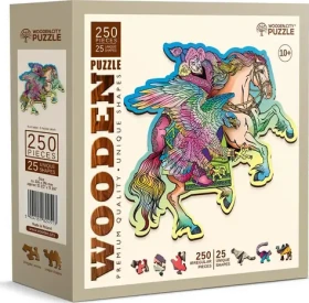 Wooden City Drevené puzzle Kôň a orol