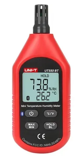 UNI-T UT333BT / Teplomer a vlhkomer / -10 až 60 °C / Bluetooth (UT333BT)