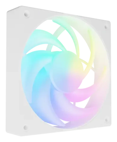 Fury SAI S12 biela / Ventilátor / 120 mm / ARGB / PWM (NGF-2411)