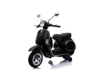 Mamido Detský elektrický skúter Vespa čierna