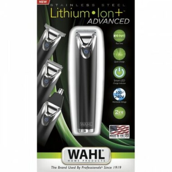 Wahl 9864-016 Stainless Steel Lithium Ion+ Advanced / multifunkčný zastrihávač / Šírka čepele: 30 mm / príslušenstvo (WHL-9864-016)