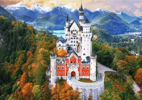 Trefl - Puzzle - Premium PLUS Photo Odyssey: Zámok Neuschwanstein