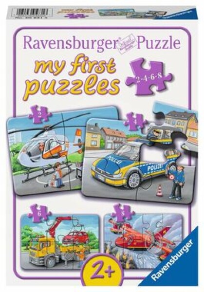 Ravensburger Zásahové vozidlá 2/4/6/8 dielikov