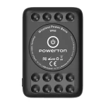 Powerton Powerbanka s bezdrôtovým nabíjaním čierna / 5000mAh / 10W / USB (ANWP059XUB20)