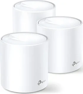 TP-LINK Deco X20 (3-pack) / Wi-Fi systém MESH / AX1800 / 2.4GHz - 574 Mbps / 5GHz - 1201 Mbps / 2x GLAN