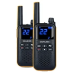 Sencor SMR 700 žltá / 2x vysielačka / LCD / VOX / 16 kanálov (8590669381449)