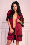 Dámsky župan LivCo Corsetti Fashion Housecoat Claret