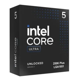 Intel Core Ultra 5 250K PLUS / Procesor / 4,2 GHz / TB 5,3 GHz / 18C18T / L3 30MB / Intel Graphics / Arrow Lake / 159W (BX80768250K)