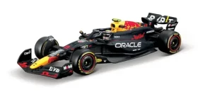 Bburago RACE Formula F1 v dekoratívnom boxe - Oracle Red Bull Racing RB20 (2024) #11 Peréz