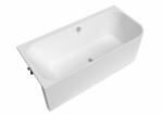 Voľne stojaca vaňa SAT Evolution 170x80 cm akrylát ľavá SATVEVO1700L SATVEVO1700L
