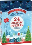 EUROGRAPHICS Puzzle Adventný kalendár: Vianočné dediny
