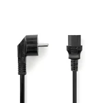 Nedis Napájací kábel čierna / Kábel / Typ F Schuko uhlová - IEC-320-C13 priamy / 10 A / 5 m (CEGL10000BK50)