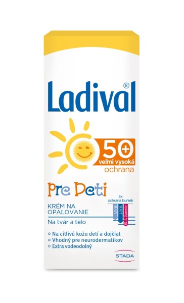 LADIVAL pre deti SPF50+ opalovací krém na tvár 50 ml