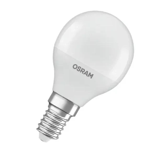 OSRAM LED žiarovka 4.9W E14 / 470 lm / 4000K / 10000h / 230V / noDIM / F / mliečne (355541)