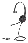 Yealink UH37 Mono (MS Teams) čierna / Mono náhlavná súprava / mikrofón / USB-C USB-A / kábel 1,2 m (1308142)