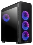 Chieftec Scorpion 4 GL-04B-UC-OP čierna / ATX / 2x USB 3.0 / USB-C / 4x120mm ARGB / priehľadná bočnica (GL-04B-UC-OP)