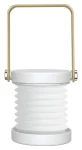 USAMS US-ZB249 biela / LED lampička / 1200 mAh / USB-C / 360° otočenie (ZB249YH01)