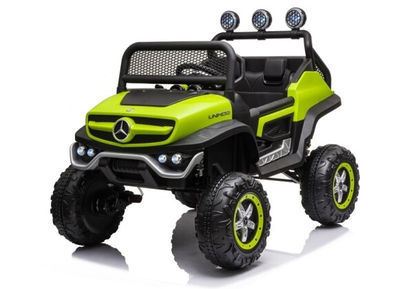 Mamido Detské elektrické autíčko Mercedes-Benz Unimog S 4x4 lakované zelené