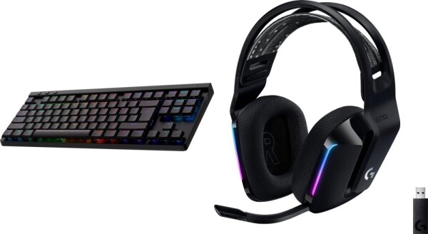 Logitech G515 Lightspeed TKL (920-012538) + G733 Lightspeed Czarne (981-000864)