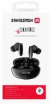 Swissten SONIC TWS čierna / Bluetooth slúchadlá / BT 5.3 / 2x 30 mAh / 230 mAh (54400211)