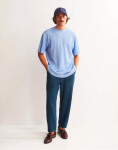 Armedangels Maarkos Waffle T-shirt 3455 wedgwood L