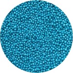 Modré svetlé metalické cukrové perly 2 mm 1 kg - I LOVE CAKES - I LOVE CAKES
