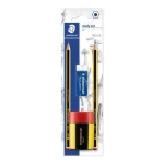 Staedtler Noris 120 Study Set / Grafitové ceruzky / HB / sada 2 ks / strúhadlo + guma (120 511BKD)
