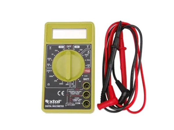 Extol Craft 600011 / Digitálny multimeter (UIR) s akustickou signalizáciou (600011)
