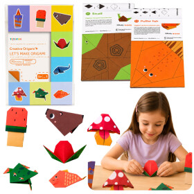 Mamido Kreatívna sada origami 30 farebných listov
