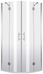 DEANTE - Abelia chróm Sprchovací kút, štvrťkruh, 80x80 cm - štvorstranný KTA_052P