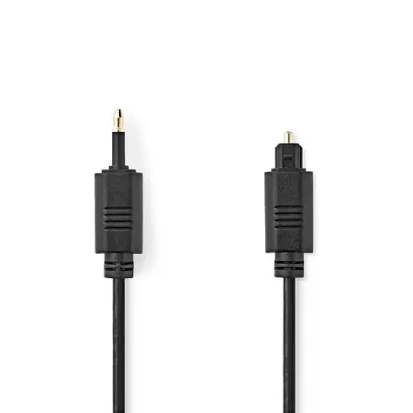 Nedis Optický audio kábel TosLink (M) - Mini-Toslink (M) 1.00 m čierna (CAGL25100BK10)