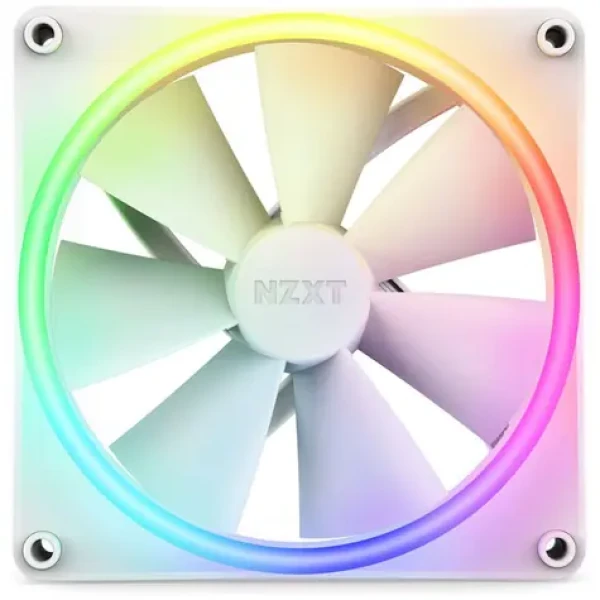 NZXT F140 RGB DUO 2ks biela / 140mm / Fluid Dynamic Bearing / 1800 RPM / 84.75 CFM / 4-Pin PWM (RF-D14DF-W1)