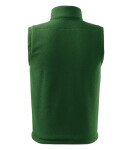 Next fleecová vesta unisex fľaškovo zelená 2XL